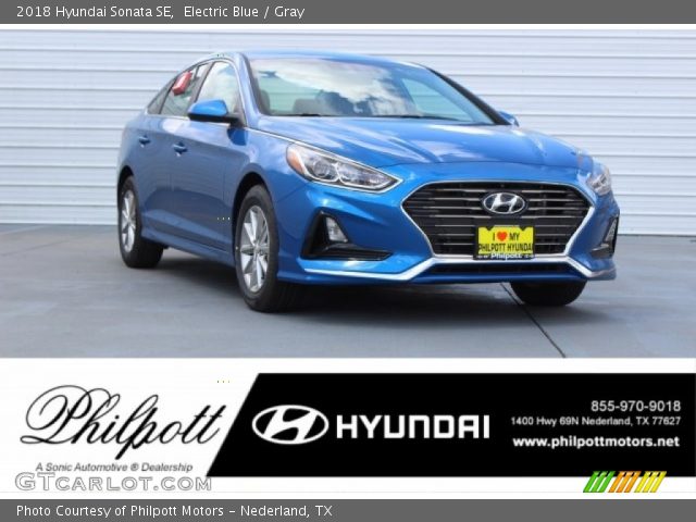 2018 Hyundai Sonata SE in Electric Blue