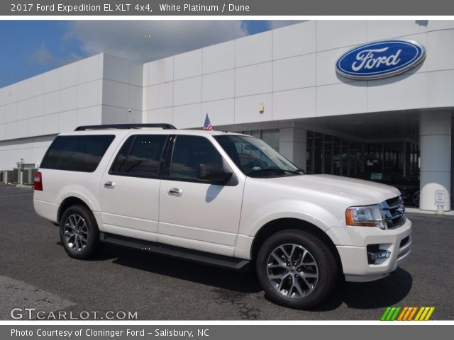 2017 Ford Expedition EL XLT 4x4 in White Platinum