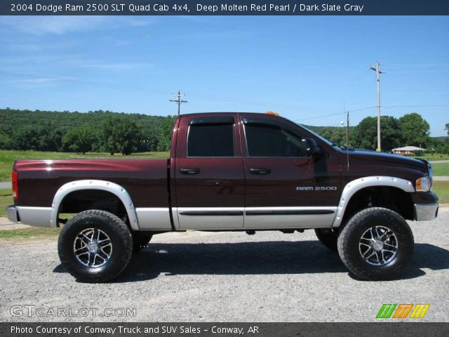 2004 Dodge Ram 2500 SLT Quad Cab 4x4 in Deep Molten Red Pearl