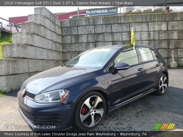 2016 Volkswagen Golf GTI 2 Door 2.0T S in Carbon Steel Metallic