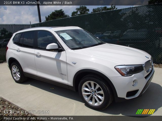 2016 BMW X3 xDrive28i in Alpine White