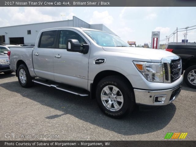 2017 Nissan Titan SV Crew Cab 4x4 in Brilliant Silver