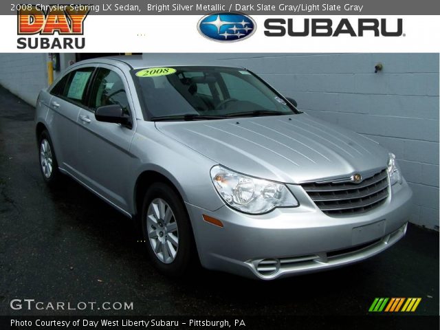 2008 Chrysler Sebring LX Sedan in Bright Silver Metallic