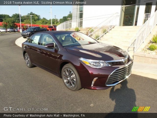 2018 Toyota Avalon XLE in Sizzling Crimson Mica