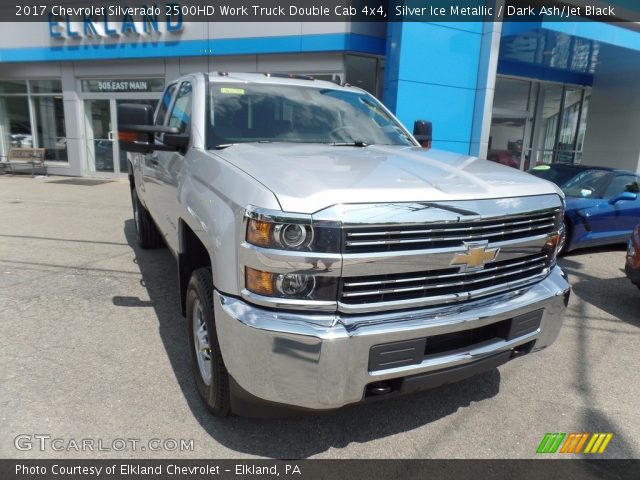 2017 Chevrolet Silverado 2500HD Work Truck Double Cab 4x4 in Silver Ice Metallic
