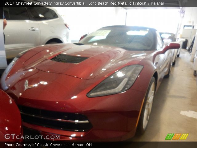 2017 Chevrolet Corvette Stingray Convertible in Long Beach Red Metallic Tintcoat