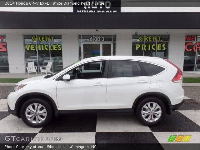 2014 Honda CR-V EX-L in White Diamond Pearl