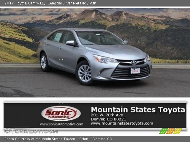 2017 Toyota Camry LE in Celestial Silver Metallic