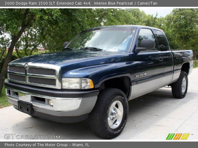 2000 Dodge Ram 1500 SLT Extended Cab 4x4 in Intense Blue Pearlcoat
