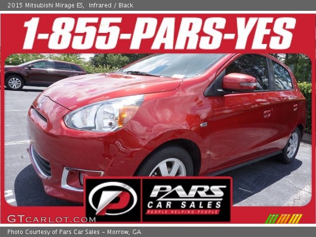 2015 Mitsubishi Mirage ES in Infrared