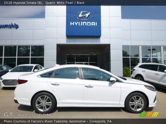 2018 Hyundai Sonata SEL in Quartz White Pearl