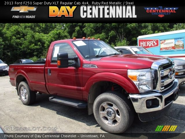 2013 Ford F250 Super Duty XLT Regular Cab 4x4 in Ruby Red Metallic