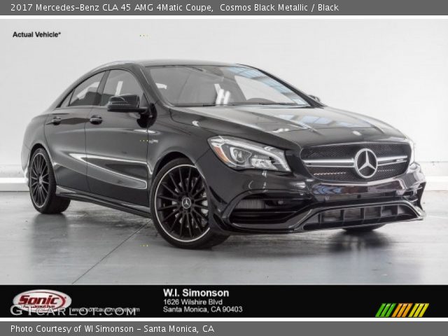 2017 Mercedes-Benz CLA 45 AMG 4Matic Coupe in Cosmos Black Metallic