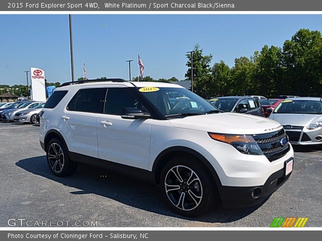 2015 Ford Explorer Sport 4WD in White Platinum