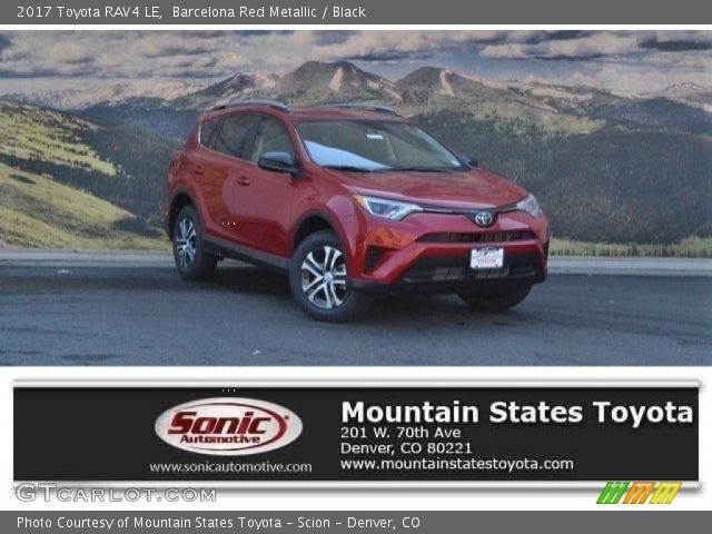 2017 Toyota RAV4 LE in Barcelona Red Metallic