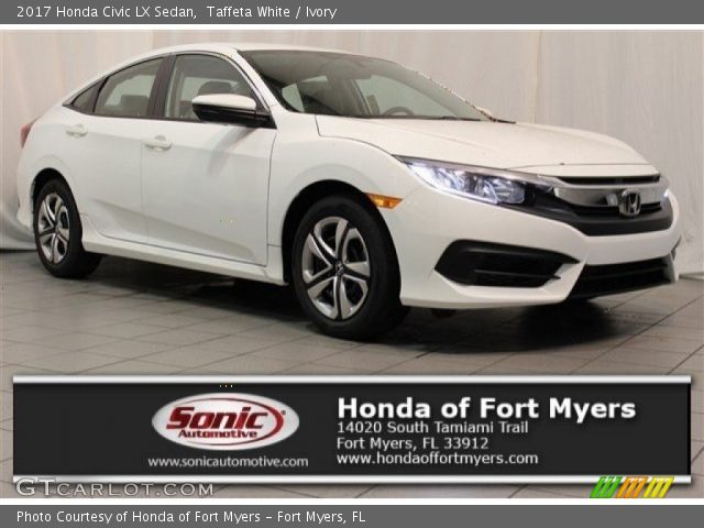 2017 Honda Civic LX Sedan in Taffeta White