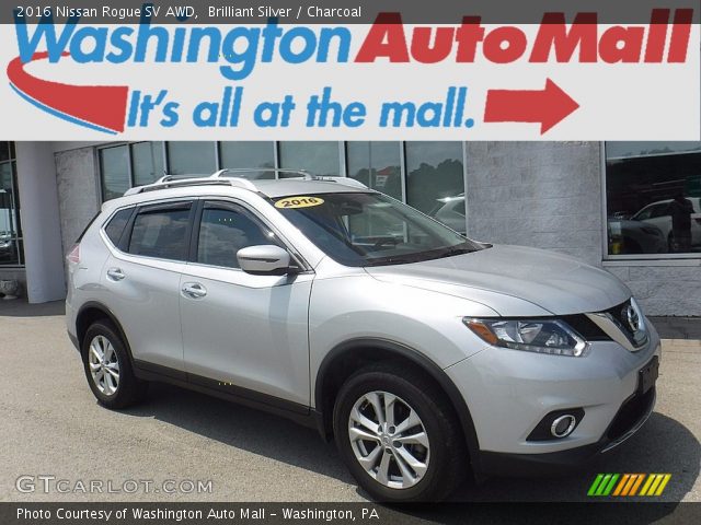 2016 Nissan Rogue SV AWD in Brilliant Silver