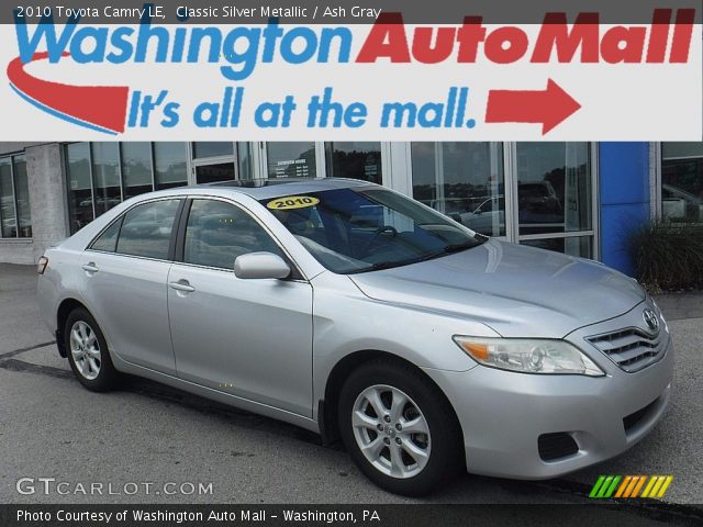 2010 Toyota Camry LE in Classic Silver Metallic