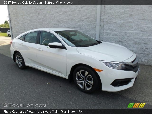 2017 Honda Civic LX Sedan in Taffeta White