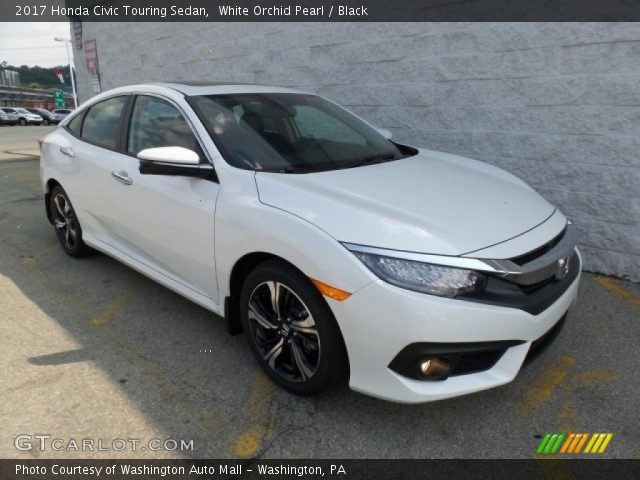 2017 Honda Civic Touring Sedan in White Orchid Pearl