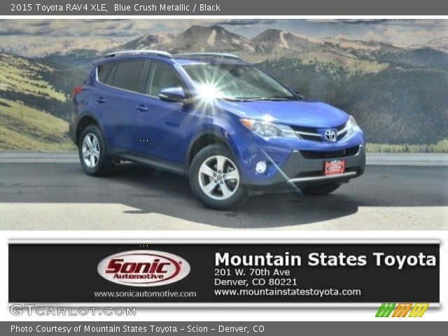 2015 Toyota RAV4 XLE in Blue Crush Metallic