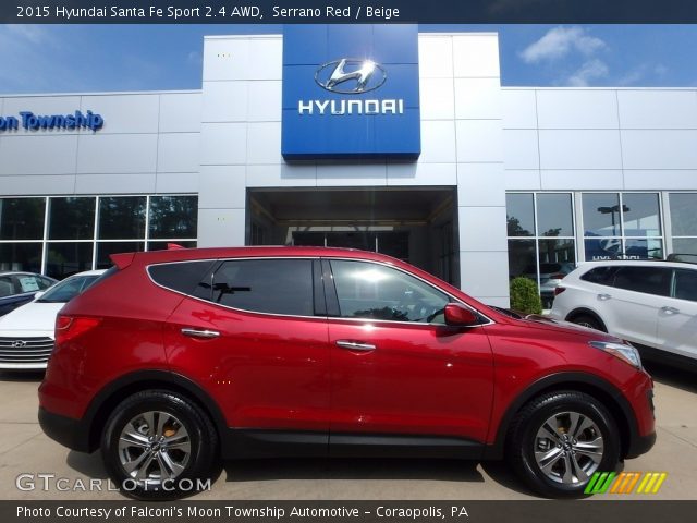 2015 Hyundai Santa Fe Sport 2.4 AWD in Serrano Red
