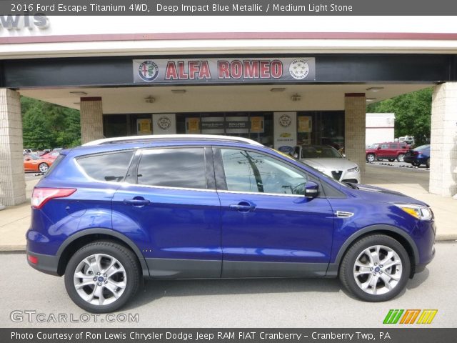 2016 Ford Escape Titanium 4WD in Deep Impact Blue Metallic