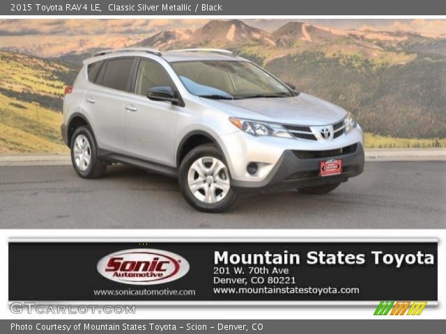 2015 Toyota RAV4 LE in Classic Silver Metallic
