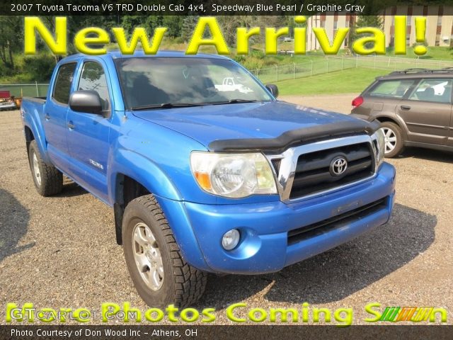 2007 Toyota Tacoma V6 TRD Double Cab 4x4 in Speedway Blue Pearl