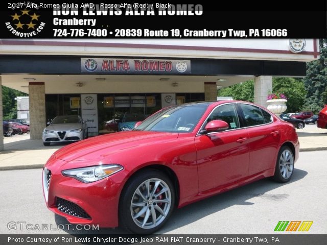 2017 Alfa Romeo Giulia AWD in Rosso Alfa (Red)