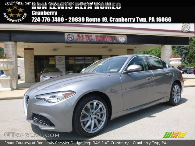 2017 Alfa Romeo Giulia AWD in Stromboli Gray Metallic