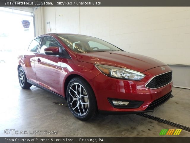 2017 Ford Focus SEL Sedan in Ruby Red