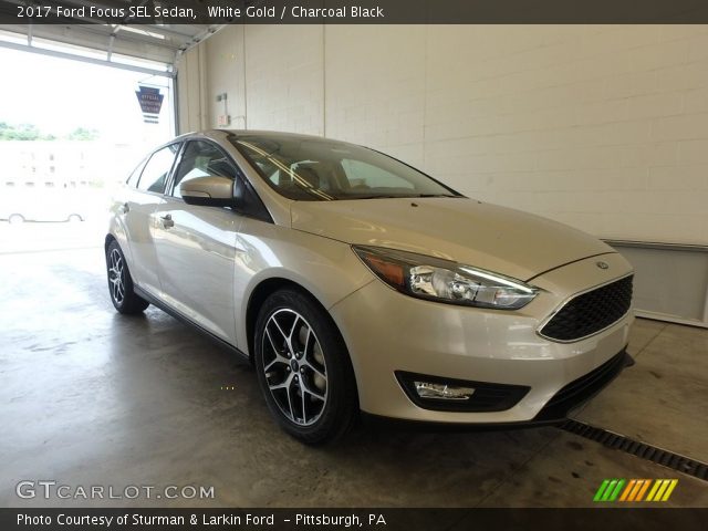 2017 Ford Focus SEL Sedan in White Gold