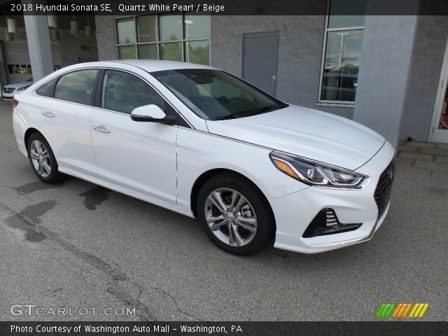 2018 Hyundai Sonata SE in Quartz White Pearl