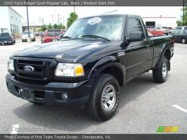 2007 Ford Ranger Sport Regular Cab in Black