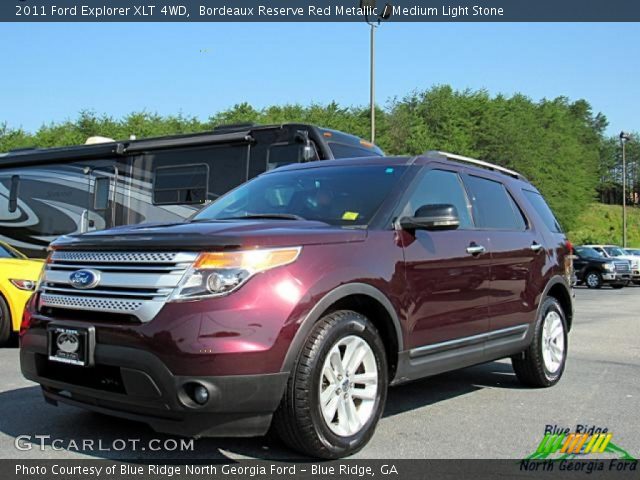 2011 Ford Explorer XLT 4WD in Bordeaux Reserve Red Metallic