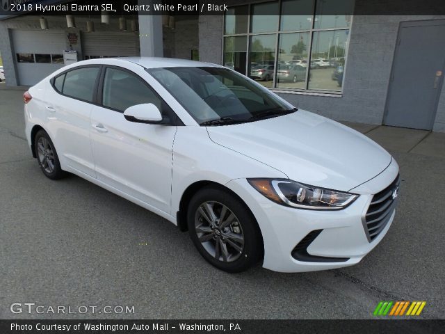 2018 Hyundai Elantra SEL in Quartz White Pearl