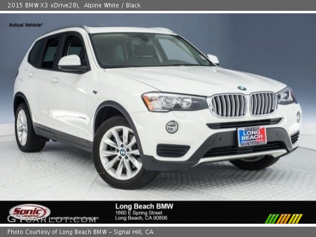 2015 BMW X3 xDrive28i in Alpine White