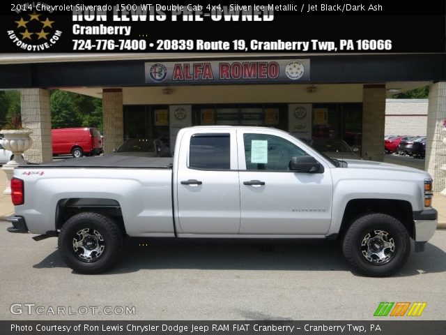 2014 Chevrolet Silverado 1500 WT Double Cab 4x4 in Silver Ice Metallic