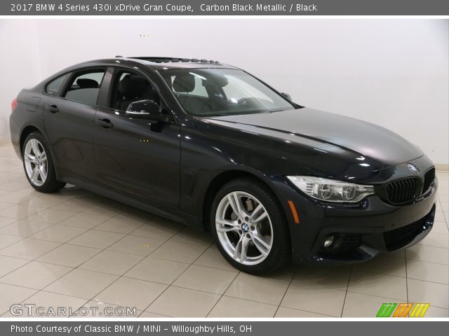 2017 BMW 4 Series 430i xDrive Gran Coupe in Carbon Black Metallic