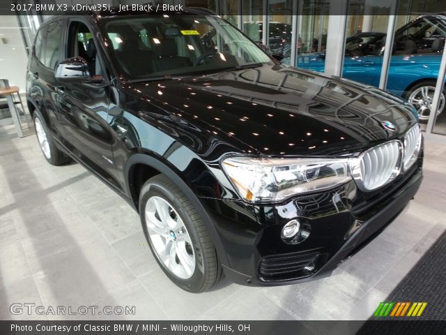 2017 BMW X3 xDrive35i in Jet Black