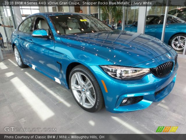 2018 BMW 4 Series 440i xDrive Gran Coupe in Snapper Rocks Blue Metallic