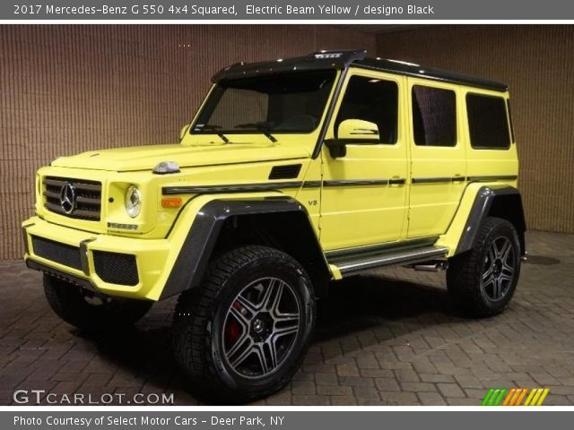 2017 Mercedes-Benz G 550 4x4 Squared in Electric Beam Yellow