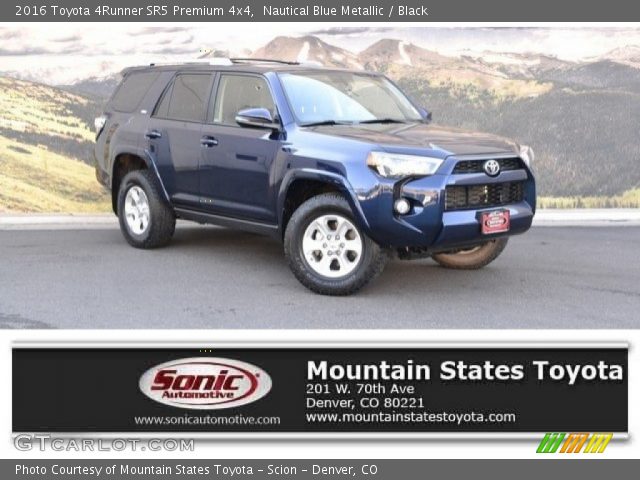 2016 Toyota 4Runner SR5 Premium 4x4 in Nautical Blue Metallic
