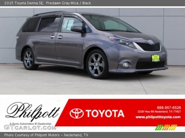 2015 Toyota Sienna SE in Predawn Gray Mica