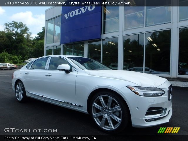 2018 Volvo S90 T6 AWD Inscription in Crystal White Pearl Metallic