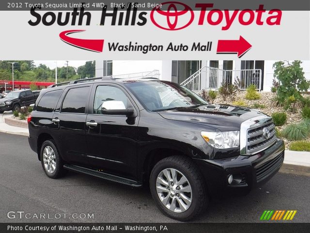 2012 Toyota Sequoia Limited 4WD in Black