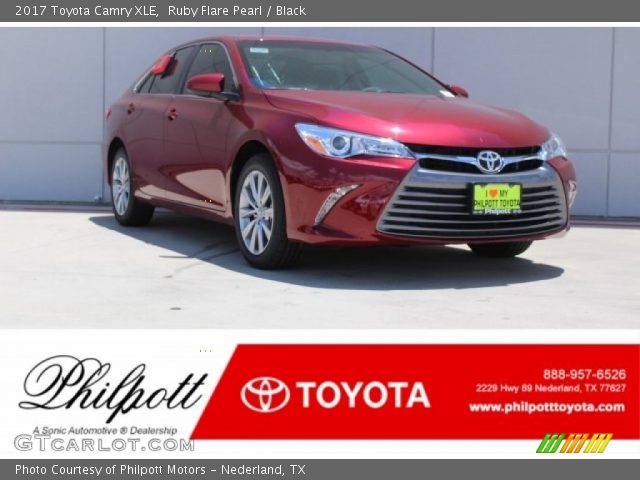 2017 Toyota Camry XLE in Ruby Flare Pearl