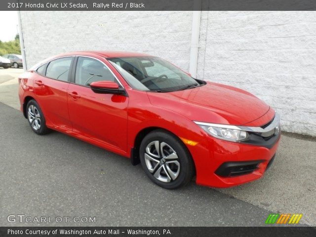 2017 Honda Civic LX Sedan in Rallye Red