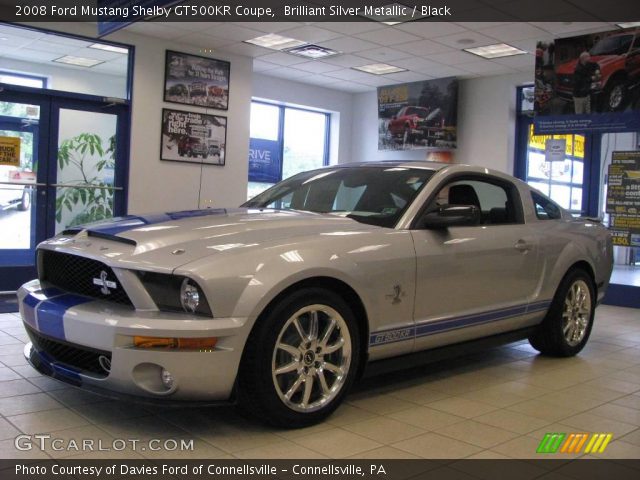 2008 Ford Mustang Shelby GT500KR Coupe in Brilliant Silver Metallic